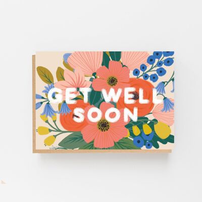 Tarjeta Get Well Soon