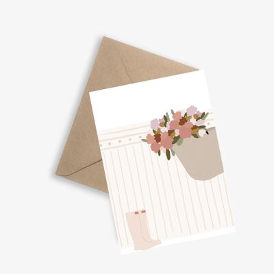 Simple Card and Poster - Le Panier