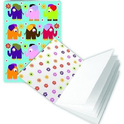 carnet ligne Elephants (SKU: 8679)