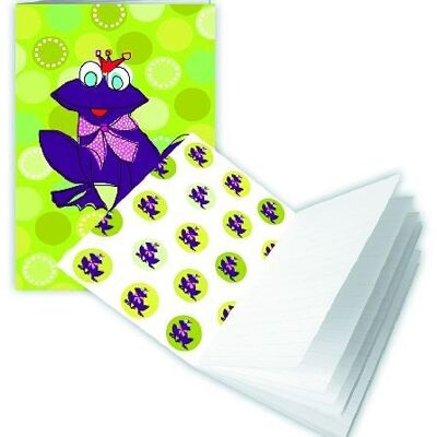 Design ligne Carnet A6 : Grenouille (SKU : 8569)