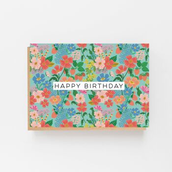 Carte d'été Happy Birthday Lot de 6 3