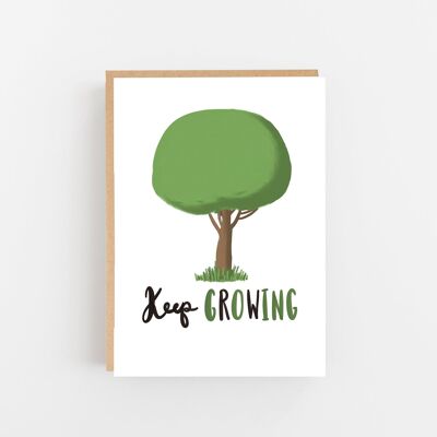 Seguir creciendo tarjeta