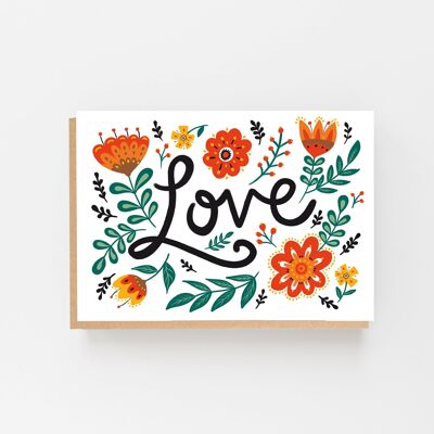 Love Folk Card