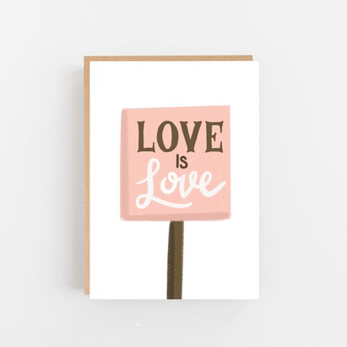 LOVE is Love Card