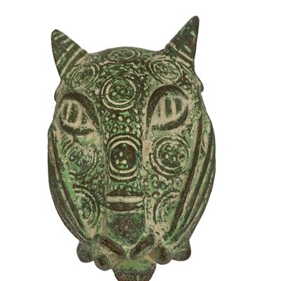 Benin Leopard Bronze - Skulptur (20.2)