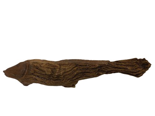 Driftwood Hand Carved Fish - S (1106)