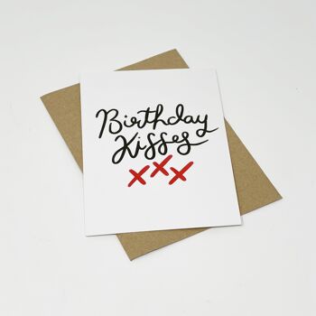 Carte Bisous d'anniversaire 4