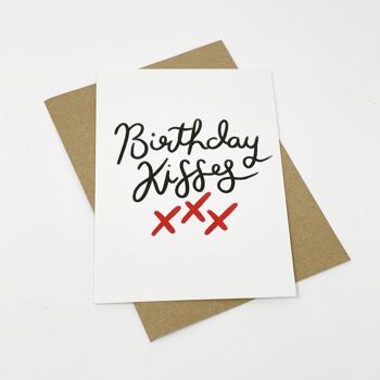 Carte Bisous d'anniversaire 5