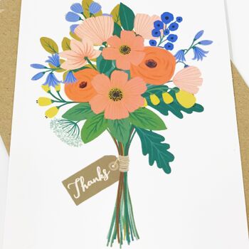 Merci - Bouquet de fleurs 5