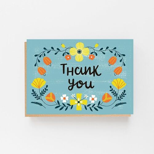 Thank You - Colourful Folk Design