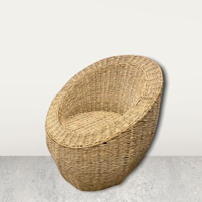 Chaise en feuille de palmier tissée à la main - Mozambique