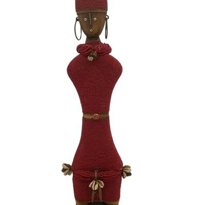 Namji Doll - Red beaded (1513)