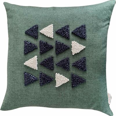 Punch Needle Cushion Cover - AfriScandi Pattern 4