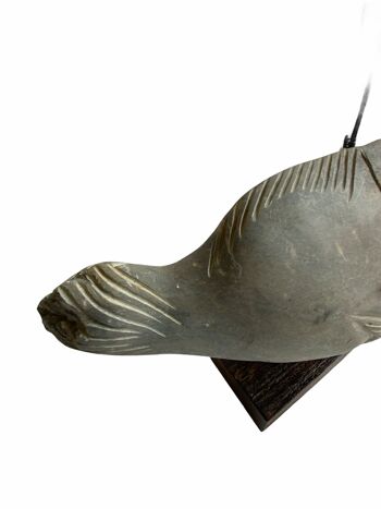 Sculpture de poisson en pierre - Zimbabwe 3