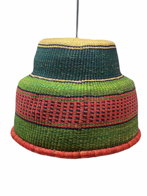 Hand Woven Basket Light