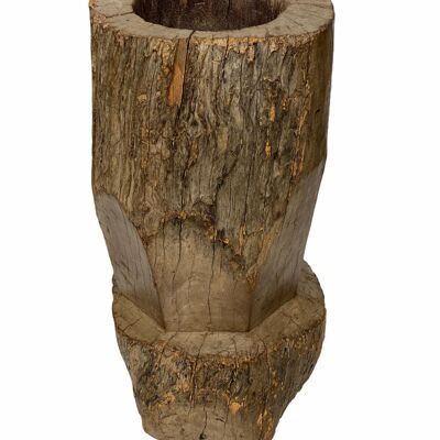 African Grain Stomper Stool/Side Table - Zambia