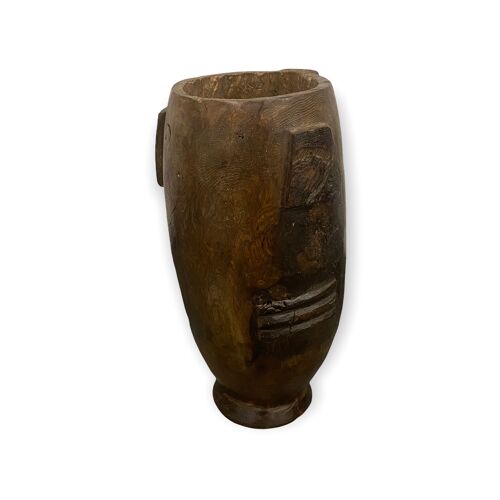 Zulu Milk Jug - hand carved (01)