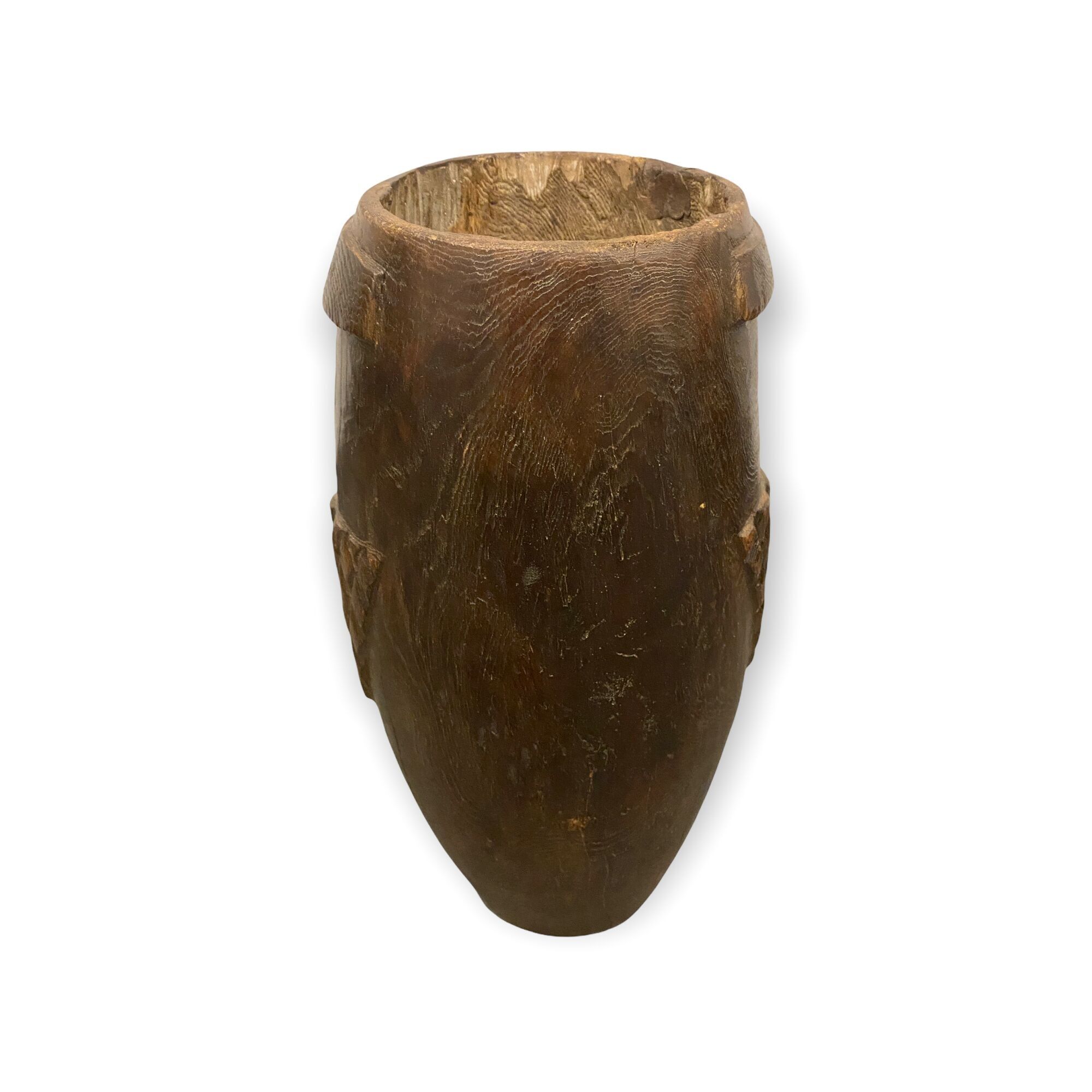 Jarra de leche Zulu - tallada a mano (03)