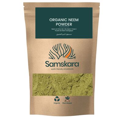 Organic Neem Leaves Powder | ORGANIC | Azadirachta indica | Origin India | Ayurvedic Neem (100 gr)