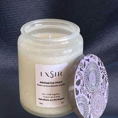 Scented vegetable candle "Fresh Aromatics"