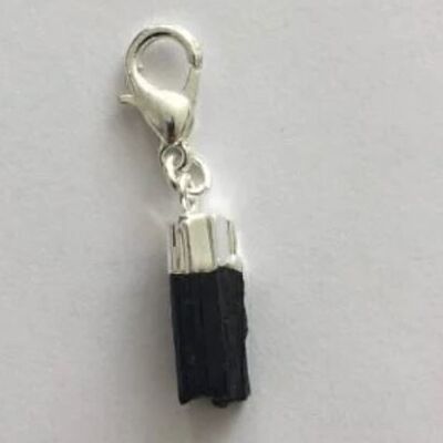Tourmaline Stone point Lobster Clasp