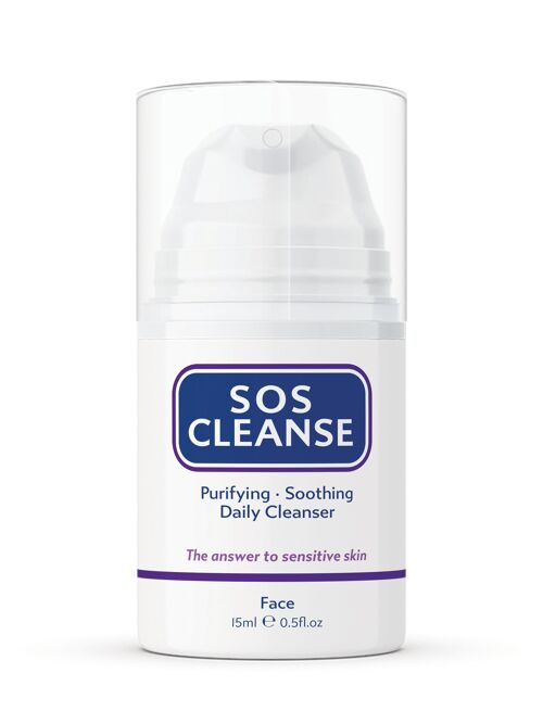 SOS Cleanse Facial Cleanser, 15ml