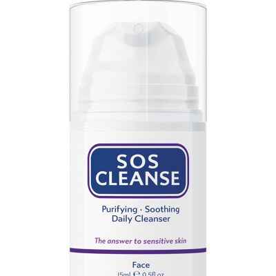 SOS Cleanse Facial Cleanser, 15ml