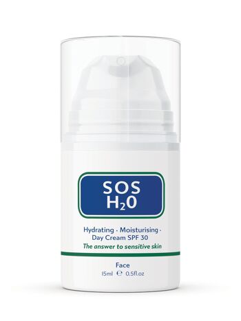 Crème de jour SOS H20 SPF 30, 15 ml 1