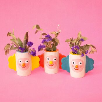 Bougeoir Petit Clown / Vase en Céramique 2