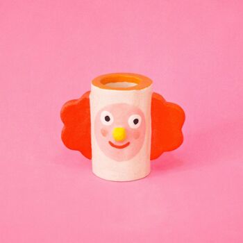 Bougeoir Petit Clown / Vase en Céramique 7