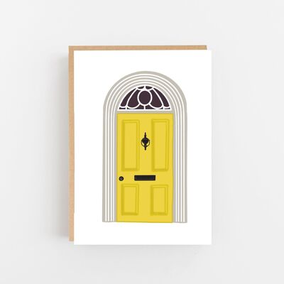 Neues Zuhause - Gelbe Tür