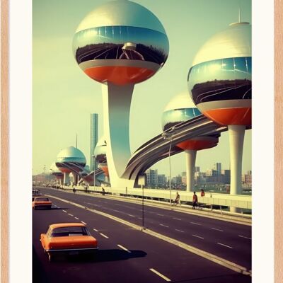 Poster - Retro Future 02 (30x40 cm) - Hartman AI