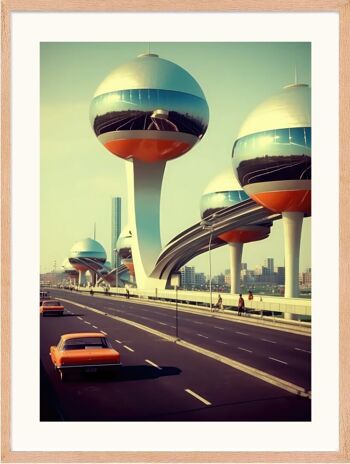 Affiche - Retro Future 02 (30x40 cm) - Hartman AI 1