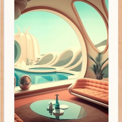 Poster - Retro Future 06 (30x40 cm) - Hartman AI