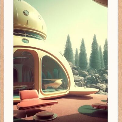 Affiche - Retro Future 07 (30x40 cm) - Hartman AI