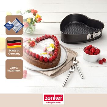 Moule à gâteau coeur avec charnière 27 x 25 cm Zenker Special Creative 2