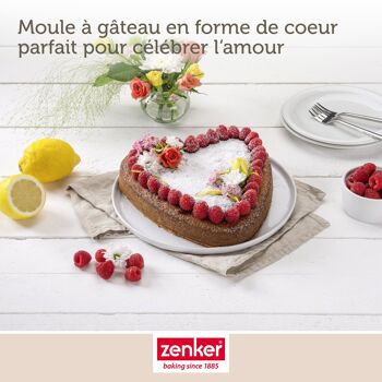 Moule à gâteau coeur avec charnière 27 x 25 cm Zenker Special Creative 4
