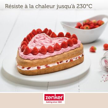 Moule à gâteau coeur avec charnière 27 x 25 cm Zenker Special Creative 6