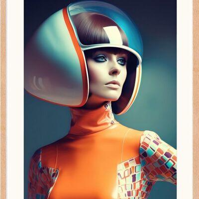 Poster - Retro Future 14 (30x40 cm) - Hartman AI