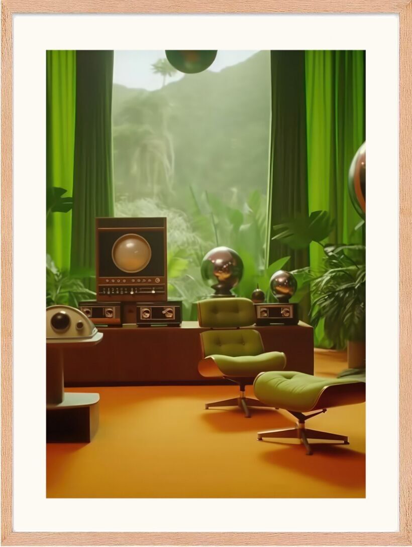 Affiche - Retro Future 13 (30x40 cm) - Hartman AI