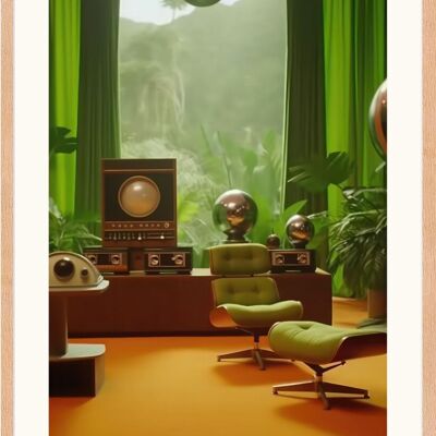 Poster - Retro Future 13 (30x40 cm) - Hartman AI