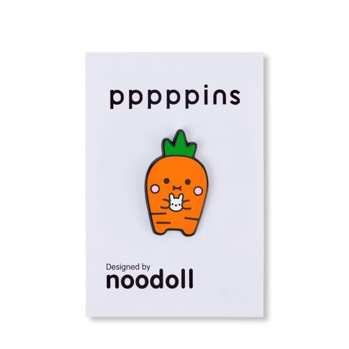 Ricecrunch Orange Carrot Hard Enamel Pin