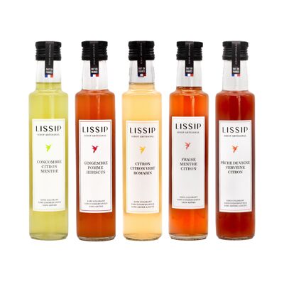 Pack "Great Thirst" - Assortment of 5 syrups