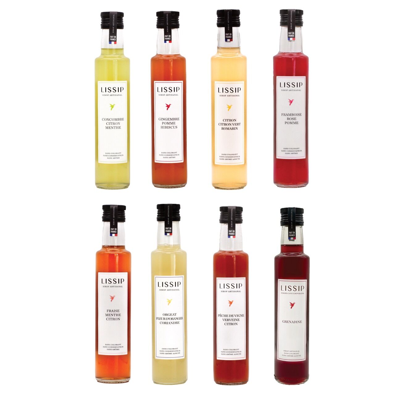 "Extra Soif" Pack - Assortment of 8 syrups