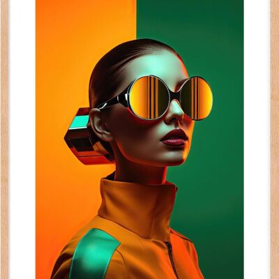 Poster - Tomorrow's Fashion 04 (30x40 cm) - Hartman AI