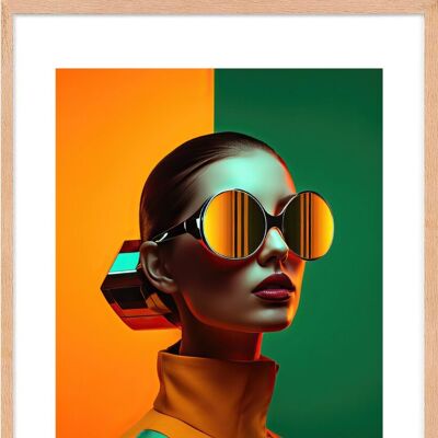 Poster - Tomorrow's Fashion 04 (30x40 cm) - Hartman AI