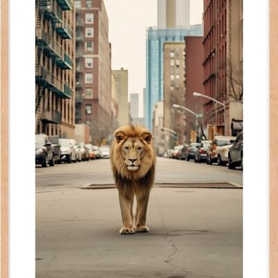 Poster – Urban Zoo 01 (30 x 40 cm) – Hartman AI