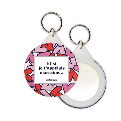 Key ring "What if I called you godmother..." (Harry)