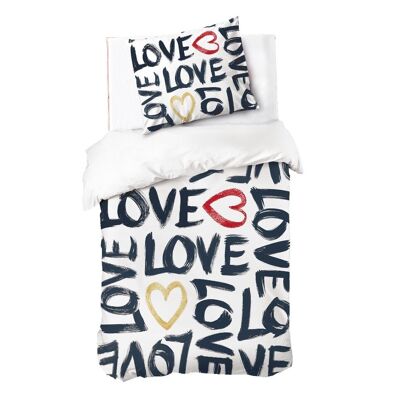 Dindi 'Coloured Love' duvet covers - 140x220+20cm
