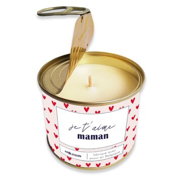 Bougie "je t'aime maman" (Aimé) 1